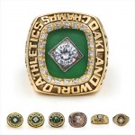 Oakland Athletics World Series Rings Collection(7 rings)